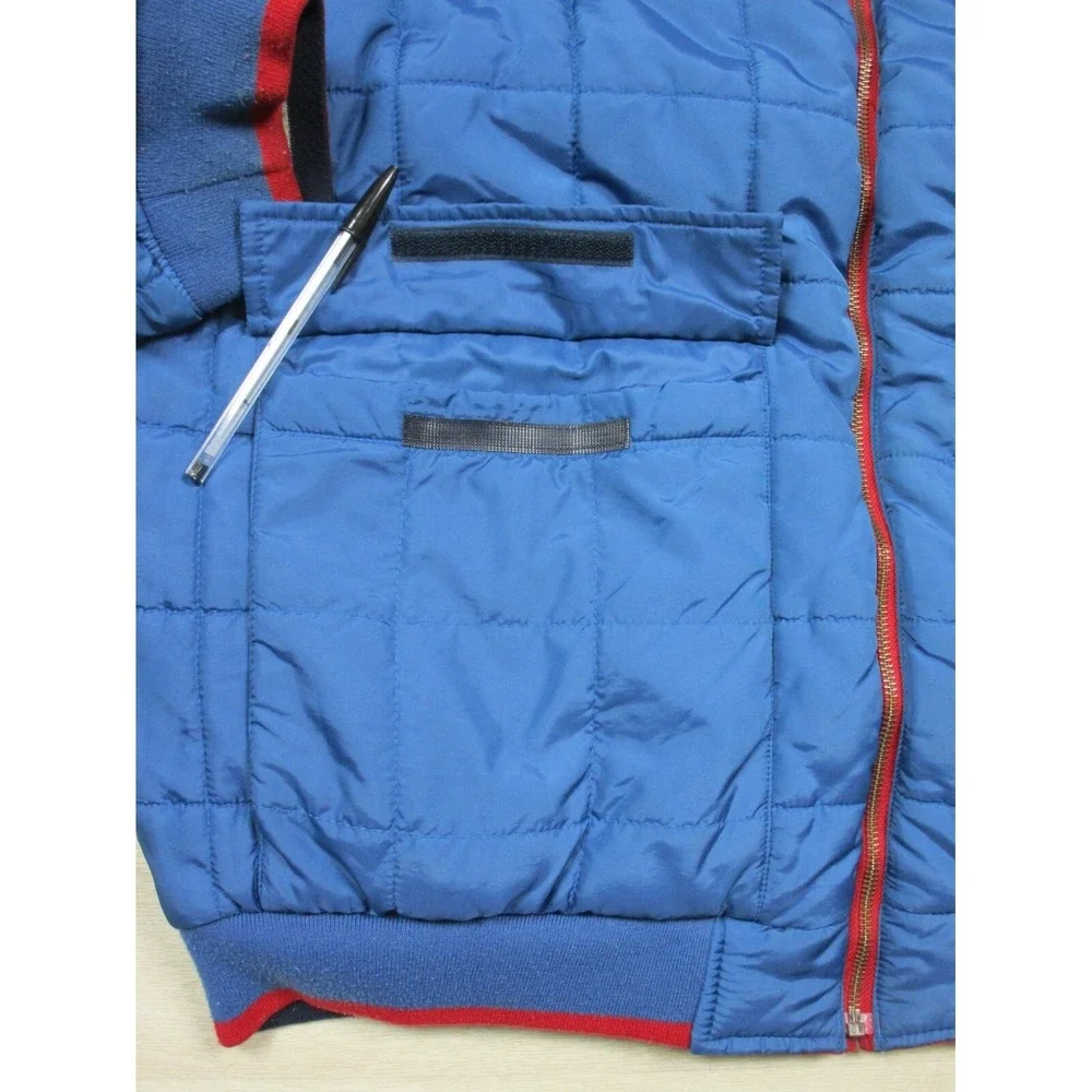 Vintage Tommy Hilfiger Down Puffer Jacket Reversible, Red‎ & Blue, Size (XL)